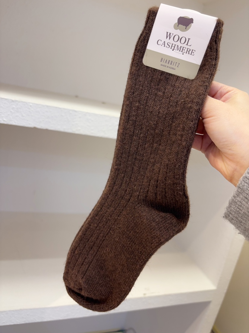 CACTUS-Q東大門㊣實拍女裝新品25秋冬真品時尚襪子羊毛條紋CACTUS十雙起/可混搭襪子圖色6