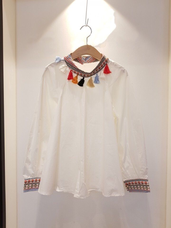 BLING BLING-S韓國直郵㊣女士新品推薦時尚真品襯衫蕾絲衫BLING BLING-S襯衫/蕾絲衫