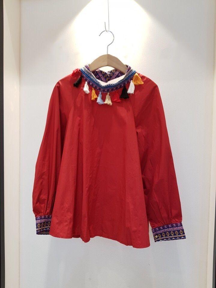 BLING BLING-S韓國直郵㊣女士新品推薦時尚真品襯衫蕾絲衫BLING BLING-S襯衫/蕾絲衫圖色2