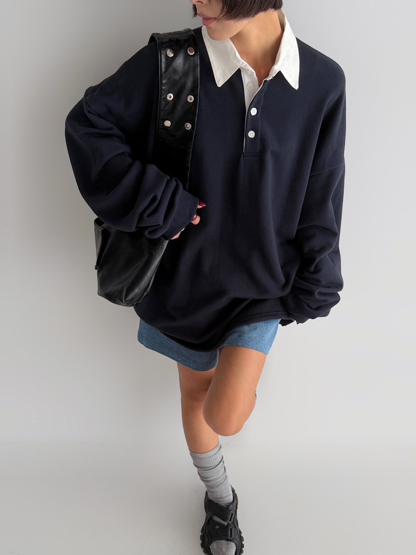 ANGLOG BEIGE韓國直郵㊣女裝新品推薦熱賣25秋冬人氣長袖T恤ANGLOG BEIGE長袖T恤