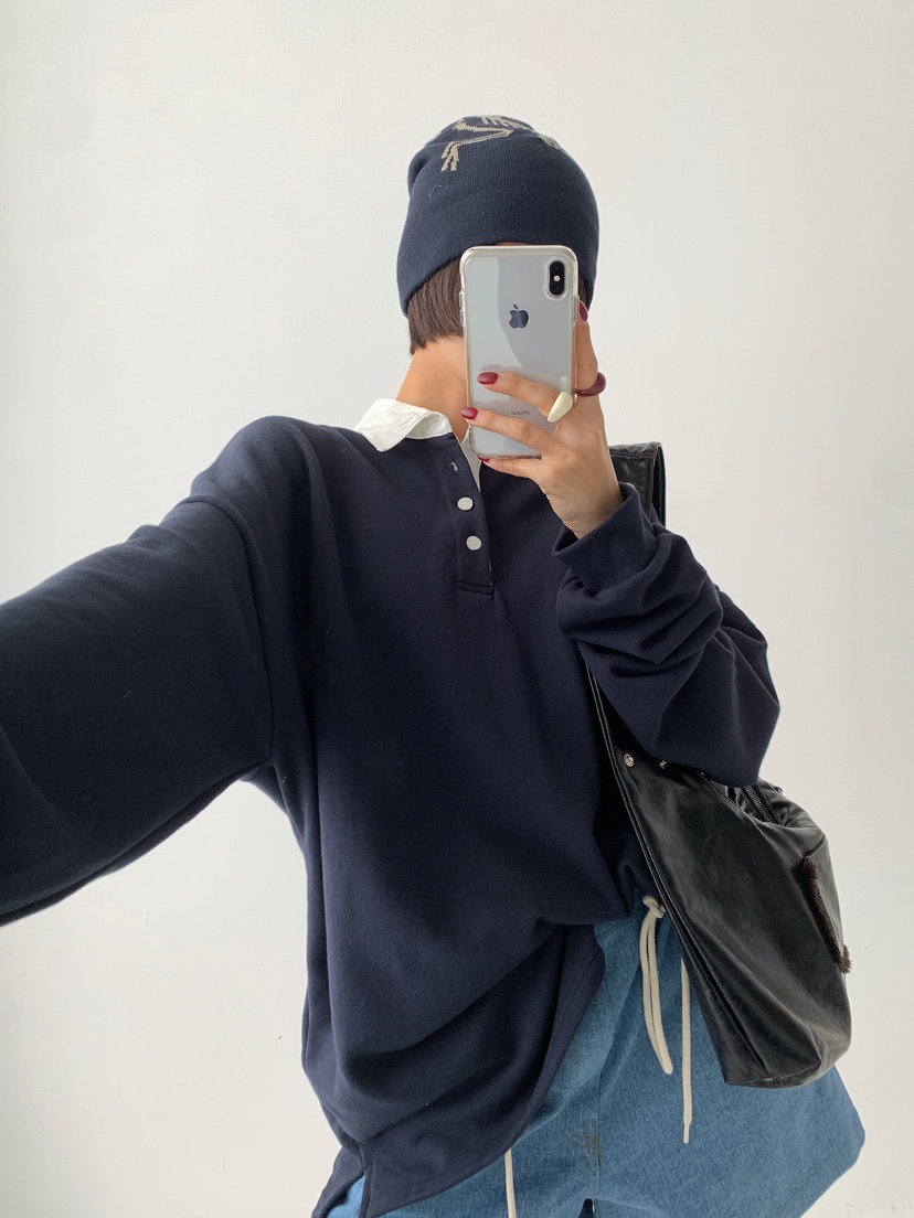 ANGLOG BEIGE韓國直郵㊣女裝新品推薦熱賣25秋冬人氣長袖T恤ANGLOG BEIGE長袖T恤