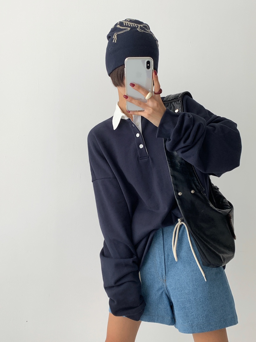 ANGLOG BEIGE韓國直郵㊣女裝新品推薦熱賣25秋冬人氣長袖T恤ANGLOG BEIGE長袖T恤