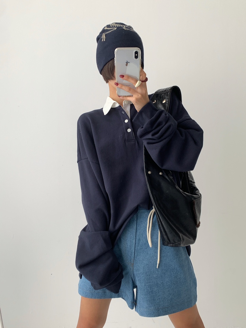 ANGLOG BEIGE韓國直郵㊣女裝新品推薦熱賣25秋冬人氣長袖T恤ANGLOG BEIGE長袖T恤