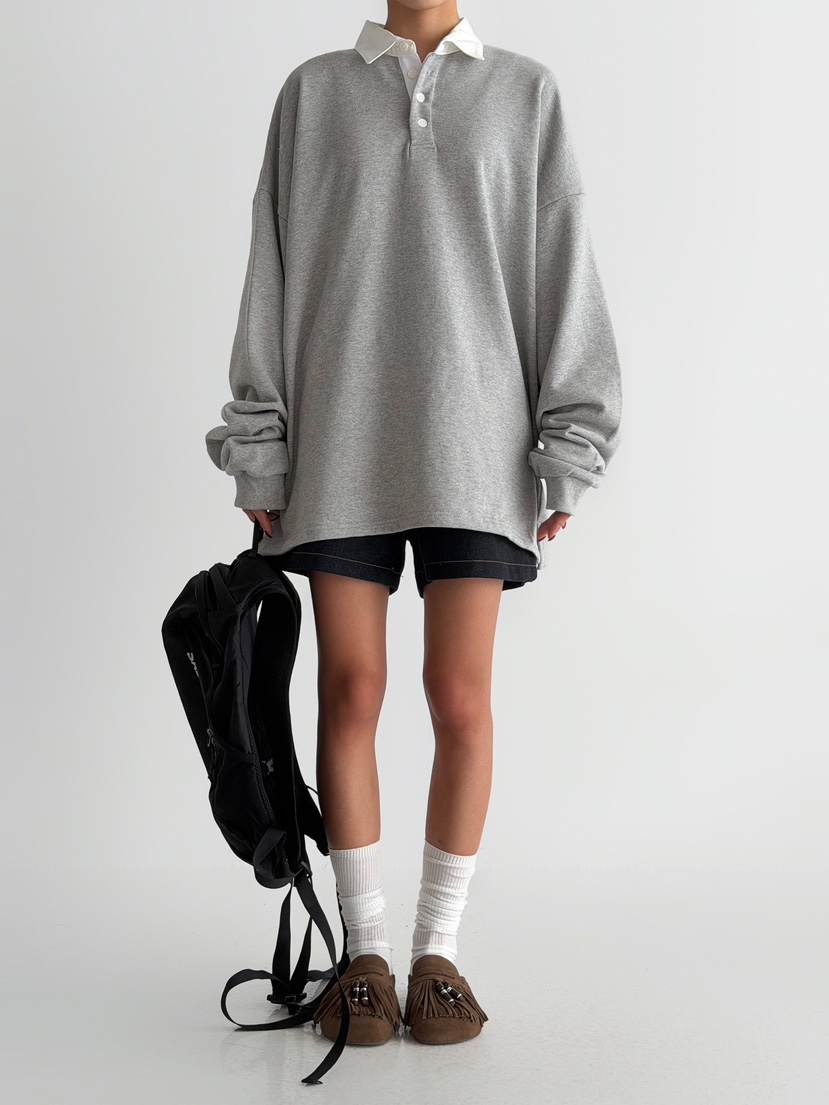 ANGLOG BEIGE韓國直郵㊣女裝新品推薦熱賣25秋冬人氣長袖T恤ANGLOG BEIGE長袖T恤