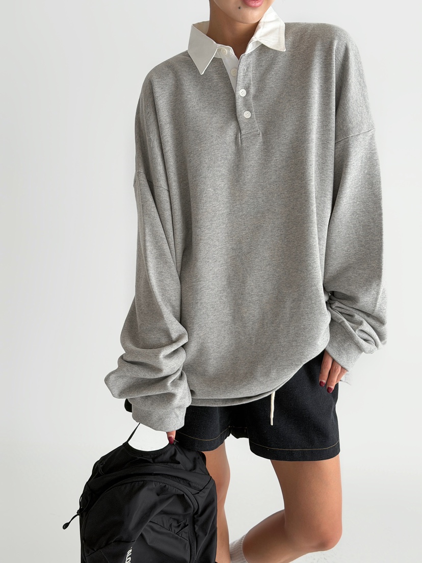 ANGLOG BEIGE韓國直郵㊣女裝新品推薦熱賣25秋冬人氣長袖T恤ANGLOG BEIGE長袖T恤