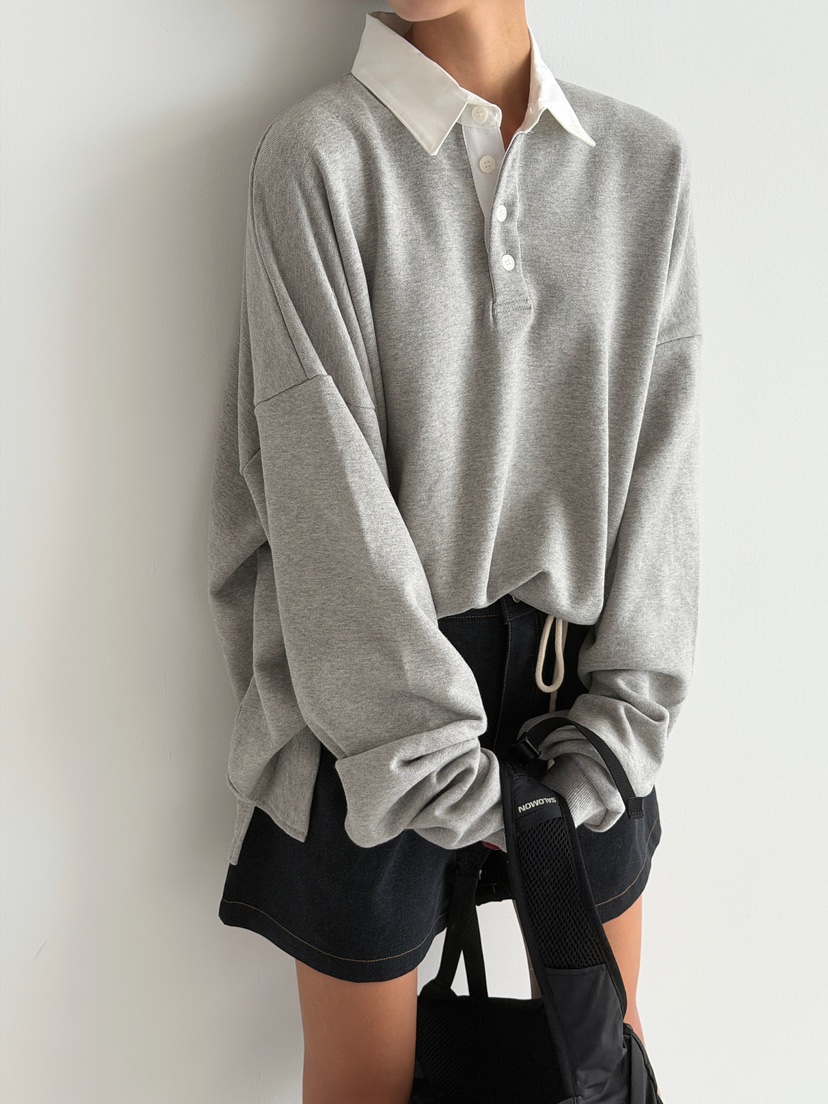 ANGLOG BEIGE韓國直郵㊣女裝新品推薦熱賣25秋冬人氣長袖T恤ANGLOG BEIGE長袖T恤