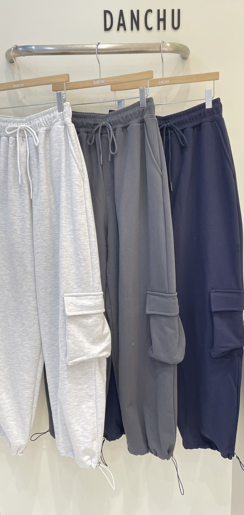 DANCHU東大門㊣代購女裝新款熱賣休閑職業25秋冬休閑褲口袋柔軟DANCHU休閑褲