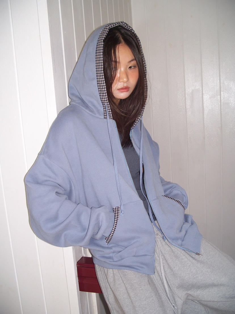 FLASH韓國代購㊣女裝新品真品職業人氣25秋冬衛衣連帽拉鏈衫FLASH衛衣