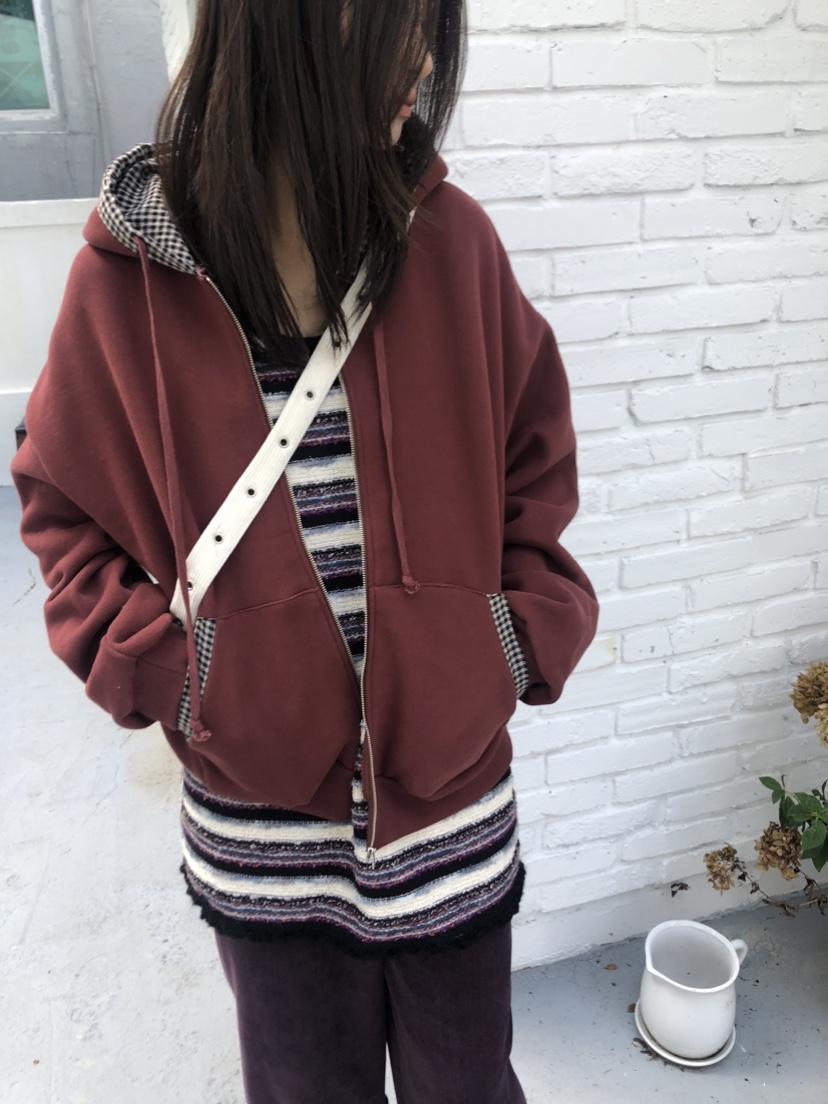 FLASH韓國代購㊣女裝新品真品職業人氣25秋冬衛衣連帽拉鏈衫FLASH衛衣