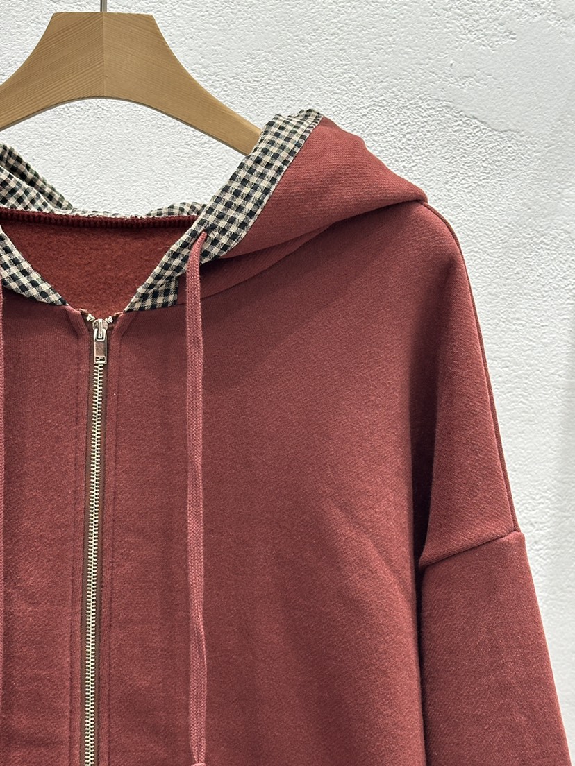 FLASH韓國代購㊣女裝新品真品職業人氣25秋冬衛衣連帽拉鏈衫FLASH衛衣