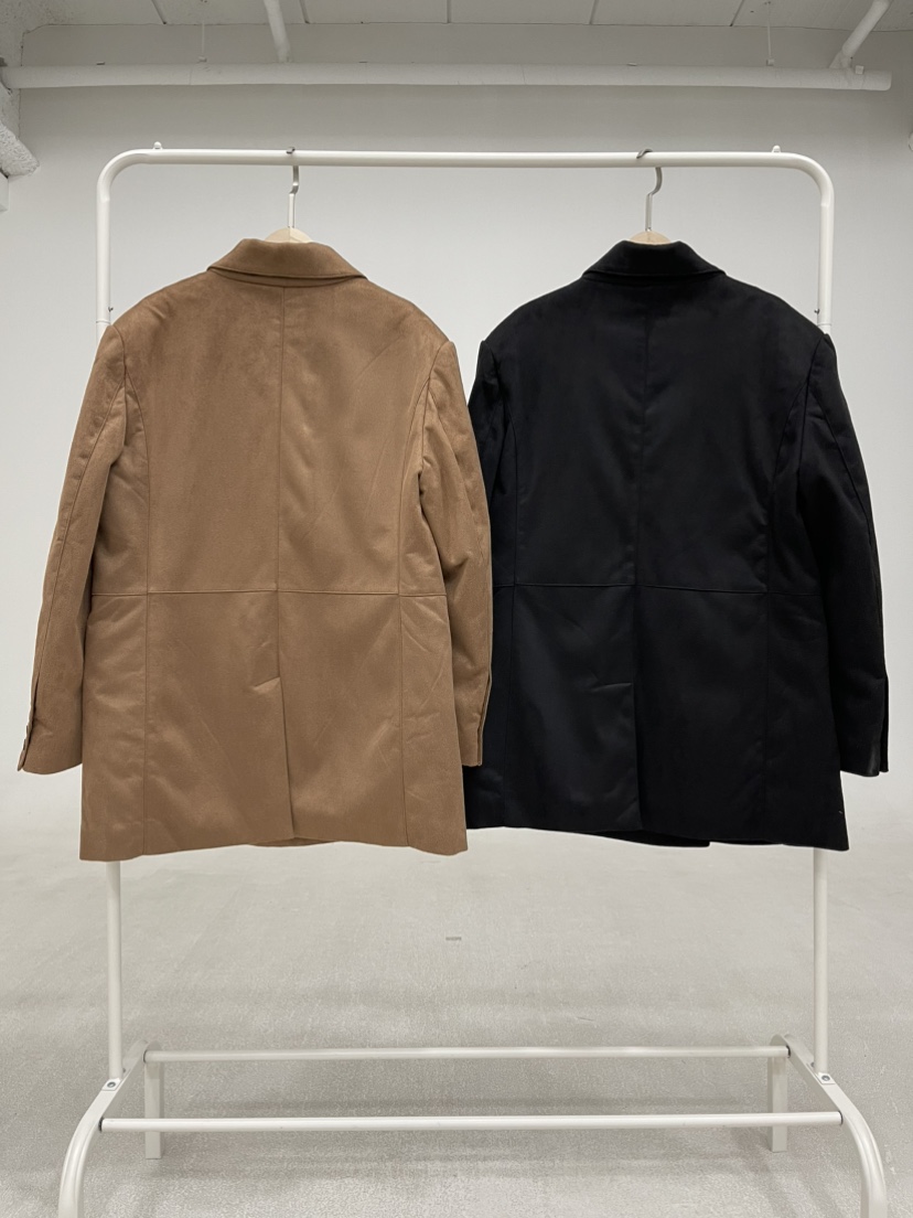 REIZ東大門㊣實拍女裝新款時尚25秋冬職業人氣夾克絨面革絎縫REIZ夾克