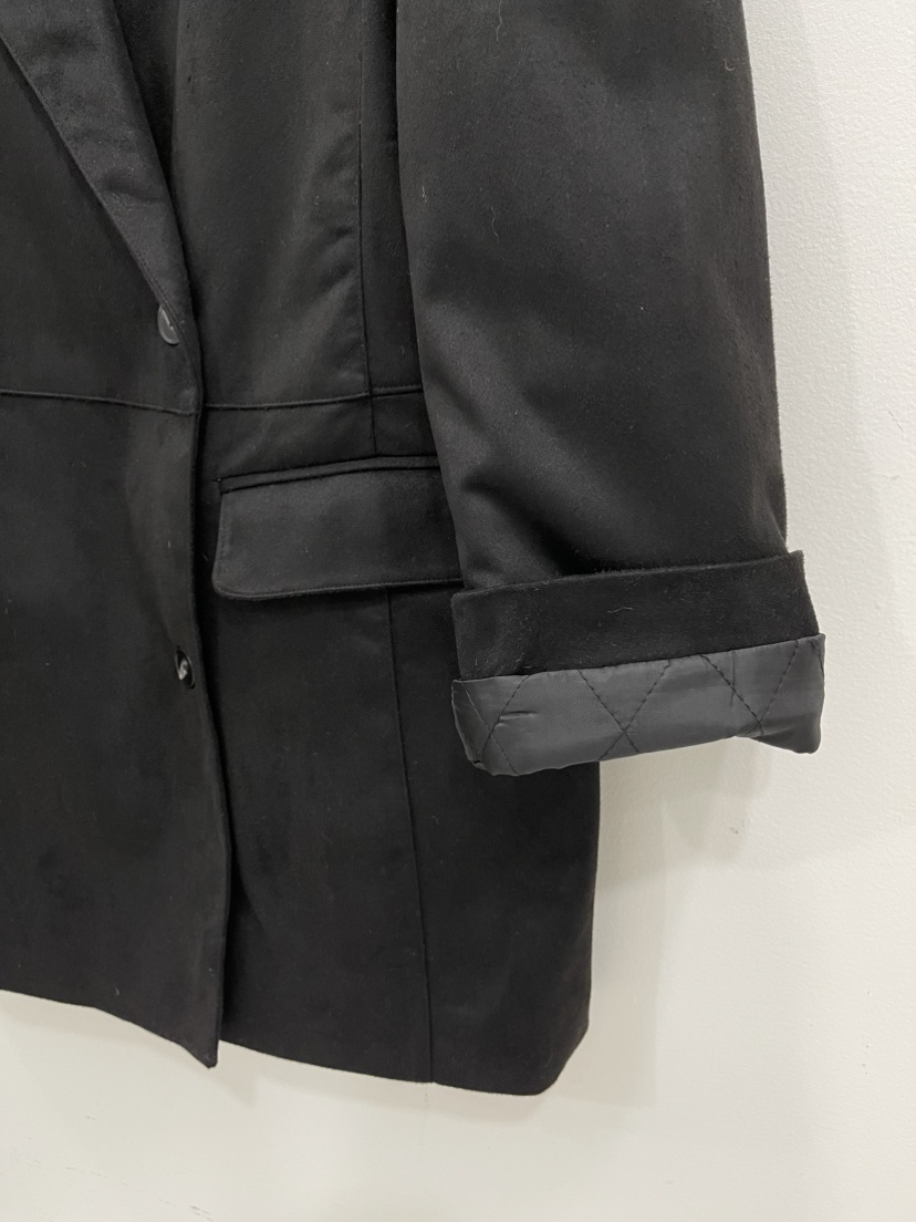 REIZ東大門㊣實拍女裝新款時尚25秋冬職業人氣夾克絨面革絎縫REIZ夾克