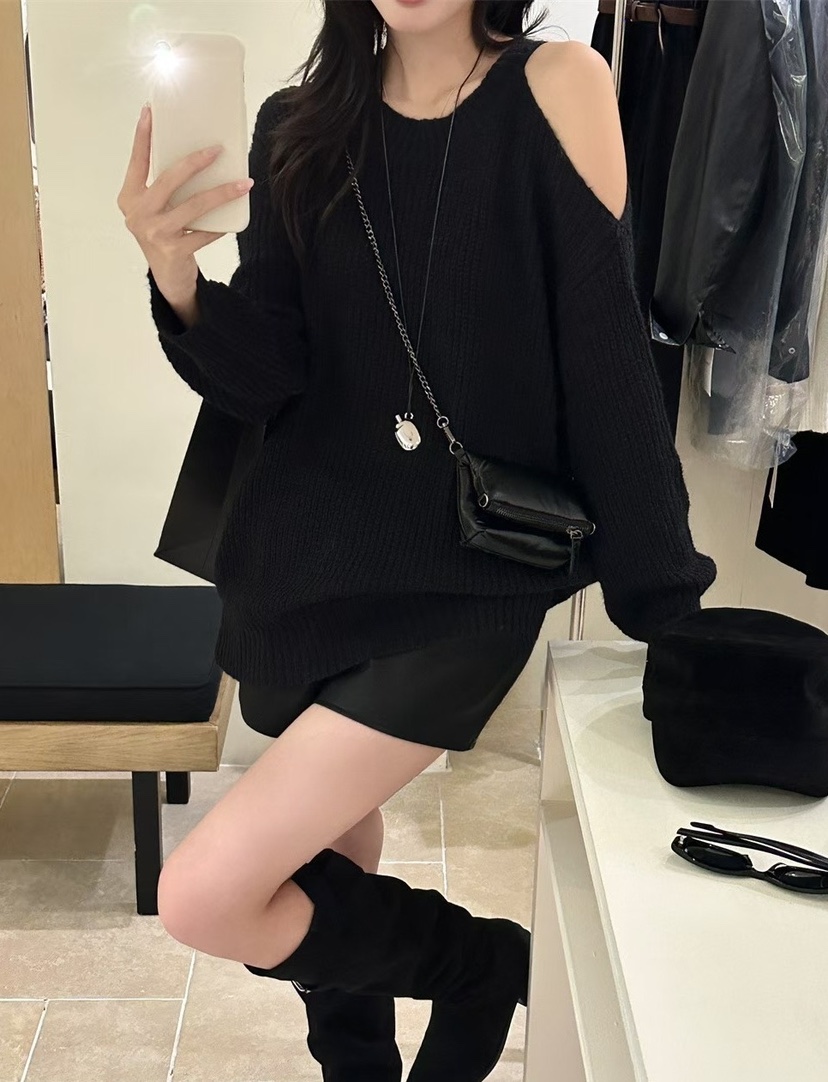 OLA韓國代購㊣女裝新款熱賣休閑時尚真品人氣推薦職業針織衫mellor/OLA針織衫