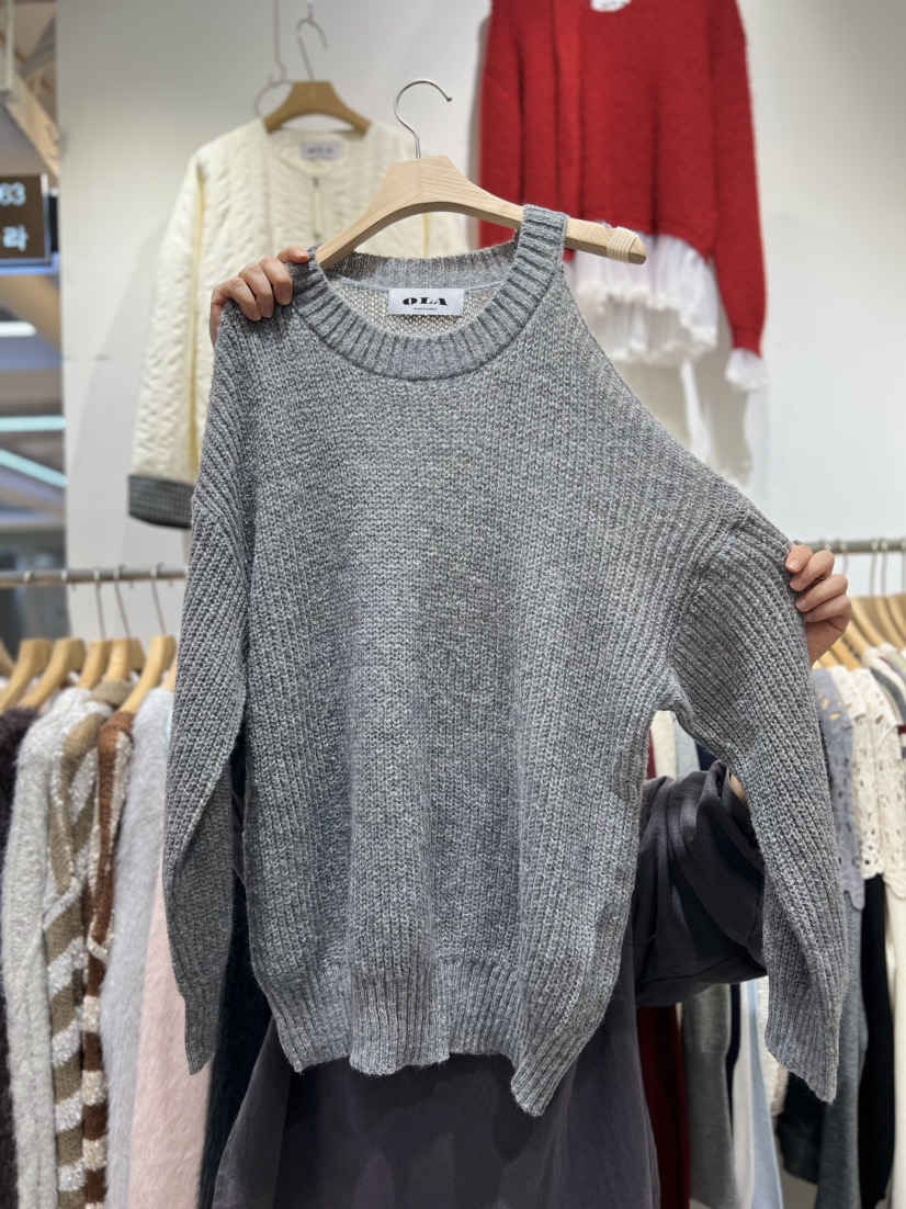 OLA韓國代購㊣女裝新款熱賣休閑時尚真品人氣推薦職業針織衫mellor/OLA針織衫圖色2