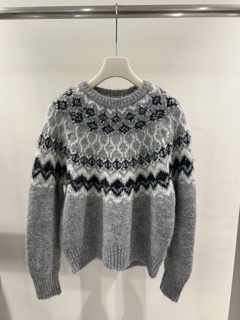 MENTOR韓國直郵㊣女裝新品熱賣職業真品休閑25秋冬時尚針織衫MENTOR針織衫圖色3