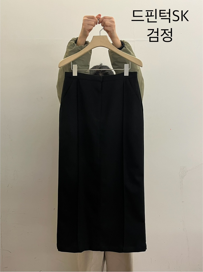 TAUPE東大門㊣實拍女裝新品25秋冬時尚真品推薦人氣休閑長裙TAUPE長裙圖色2黑色