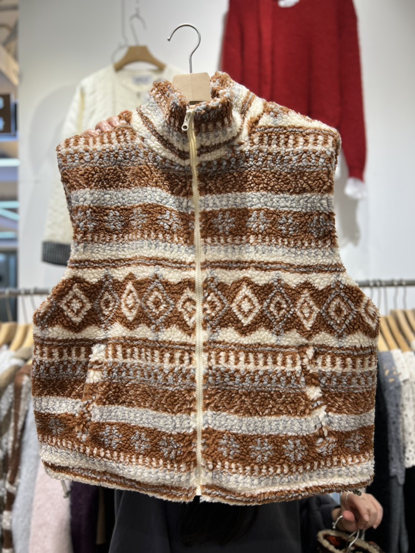 OLA韓國代購㊣女裝新款職業熱賣時尚休閑推薦真品25秋冬馬甲mellor/OLA馬甲