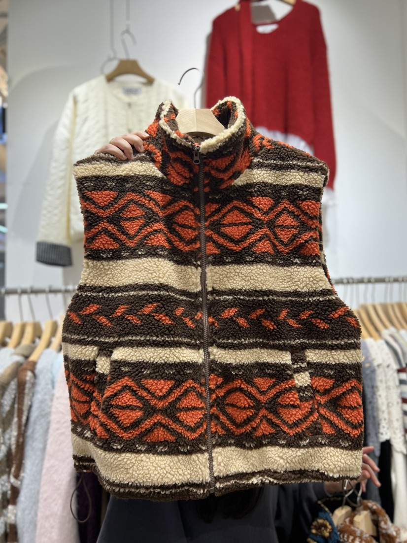 OLA韓國代購㊣女裝新款職業熱賣時尚休閑推薦真品25秋冬馬甲mellor/OLA馬甲圖色3