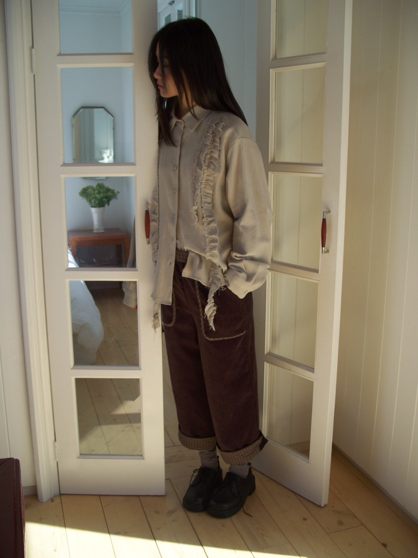 FLASH東大門㊣實拍女裝新款熱賣職業25秋冬推薦人氣襯衫蕾絲衫FLASH襯衫/蕾絲衫