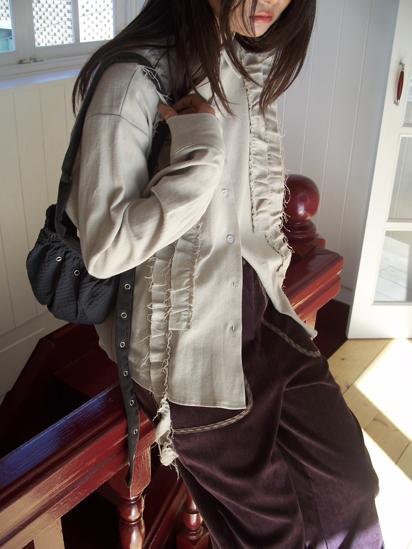 FLASH東大門㊣實拍女裝新款熱賣職業25秋冬推薦人氣襯衫蕾絲衫FLASH襯衫/蕾絲衫