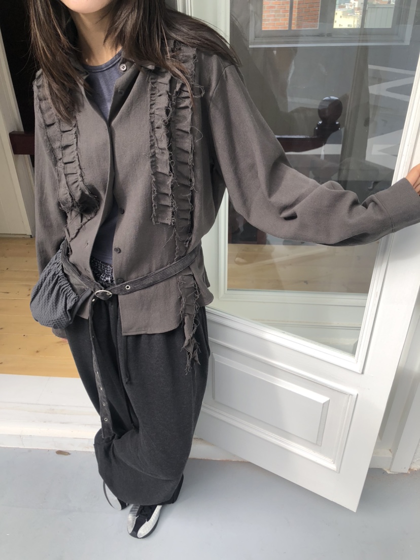 FLASH東大門㊣實拍女裝新款熱賣職業25秋冬推薦人氣襯衫蕾絲衫FLASH襯衫/蕾絲衫