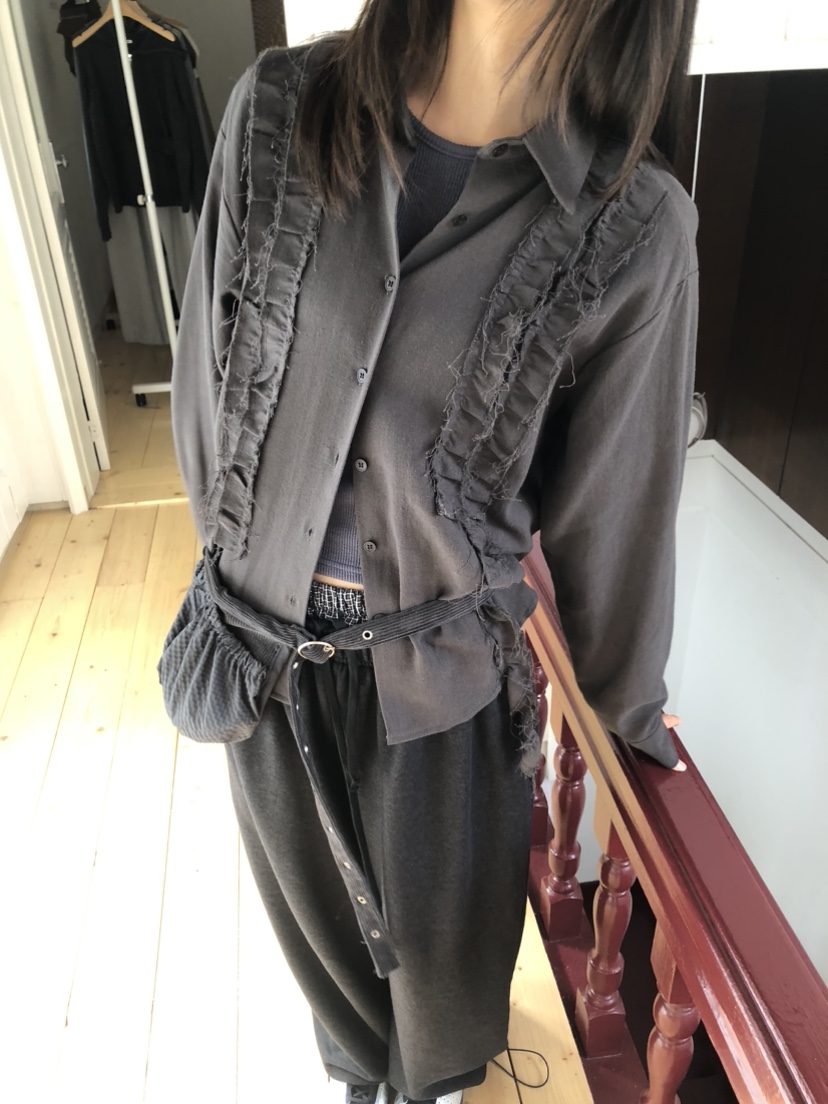 FLASH東大門㊣實拍女裝新款熱賣職業25秋冬推薦人氣襯衫蕾絲衫FLASH襯衫/蕾絲衫