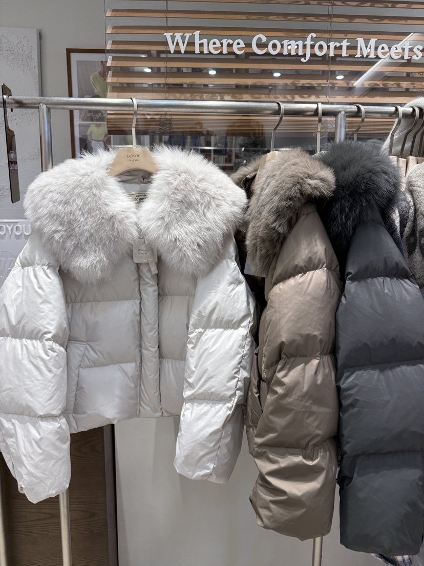 DE GO YOU東大門㊣直郵女裝新款職業25秋冬短款羽絨服可拆卸DE GO YOU短款羽絨服