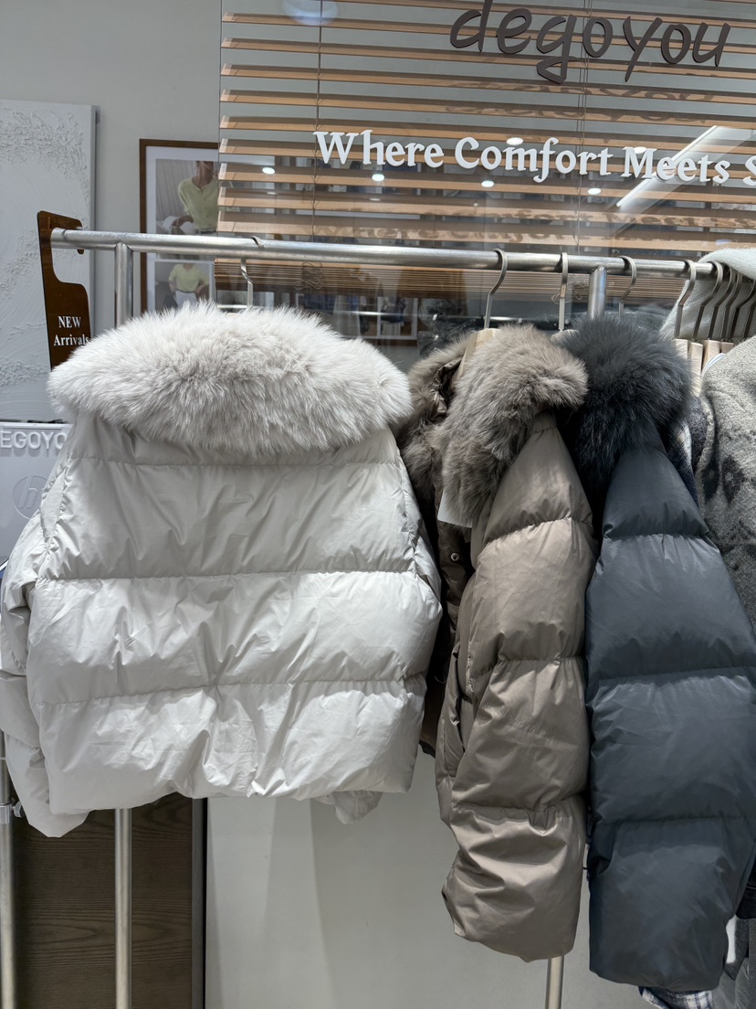 DE GO YOU東大門㊣直郵女裝新款職業25秋冬短款羽絨服可拆卸DE GO YOU短款羽絨服