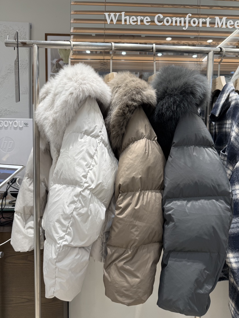 DE GO YOU東大門㊣直郵女裝新款職業25秋冬短款羽絨服可拆卸DE GO YOU短款羽絨服