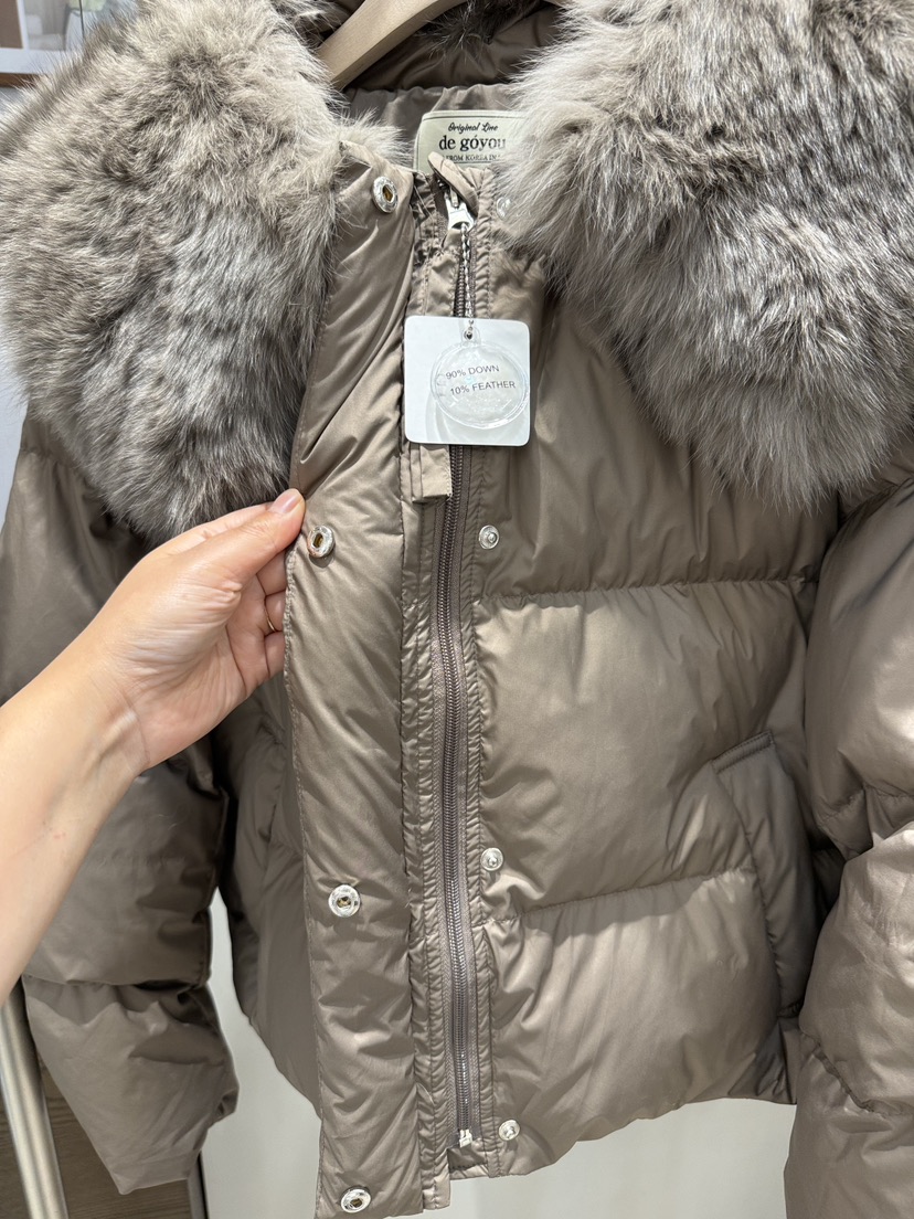 DE GO YOU東大門㊣直郵女裝新款職業25秋冬短款羽絨服可拆卸DE GO YOU短款羽絨服