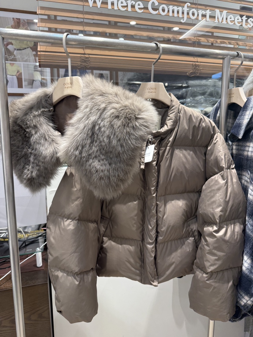 DE GO YOU東大門㊣直郵女裝新款職業25秋冬短款羽絨服可拆卸DE GO YOU短款羽絨服