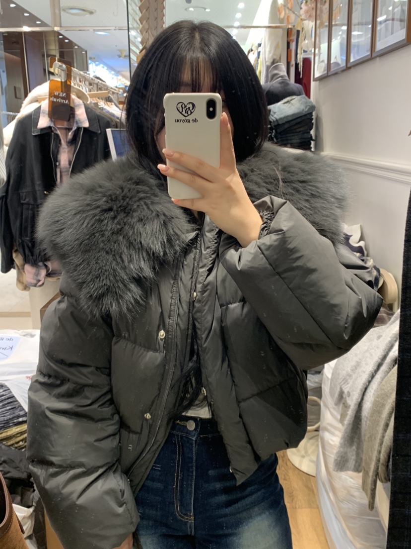 DE GO YOU東大門㊣直郵女裝新款職業25秋冬短款羽絨服可拆卸DE GO YOU短款羽絨服