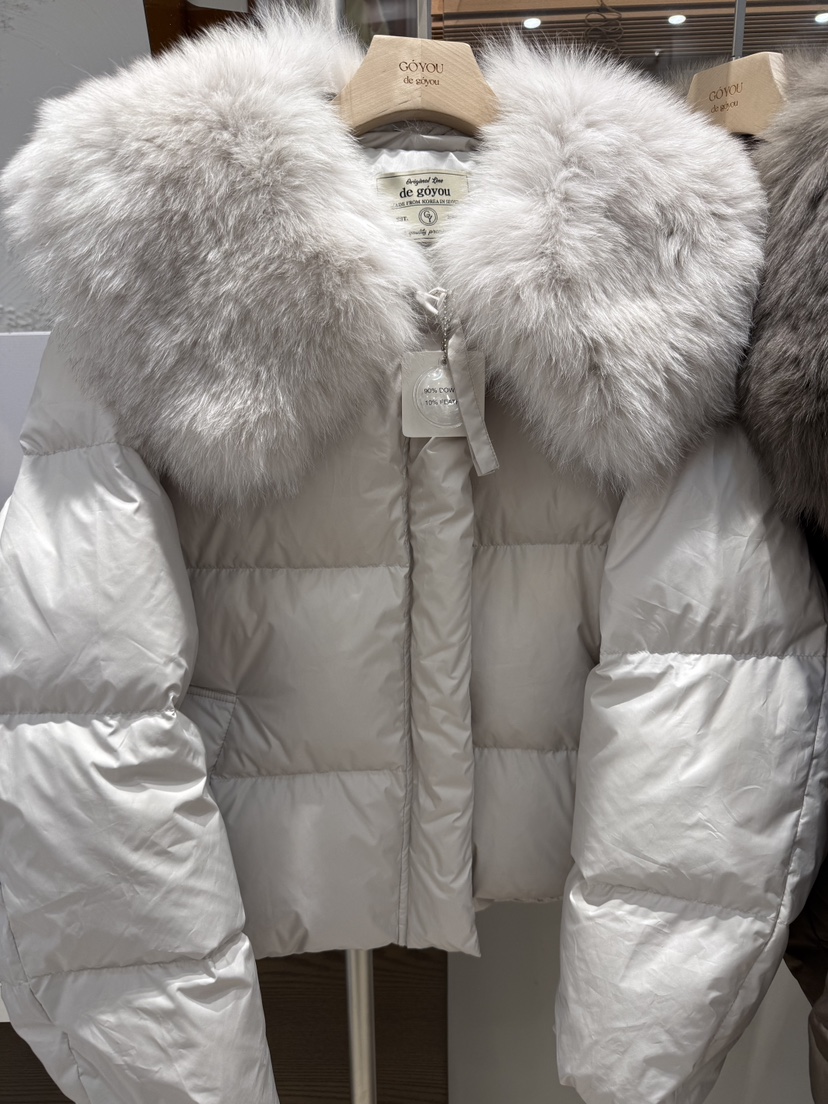 DE GO YOU東大門㊣直郵女裝新款職業25秋冬短款羽絨服可拆卸DE GO YOU短款羽絨服圖色2