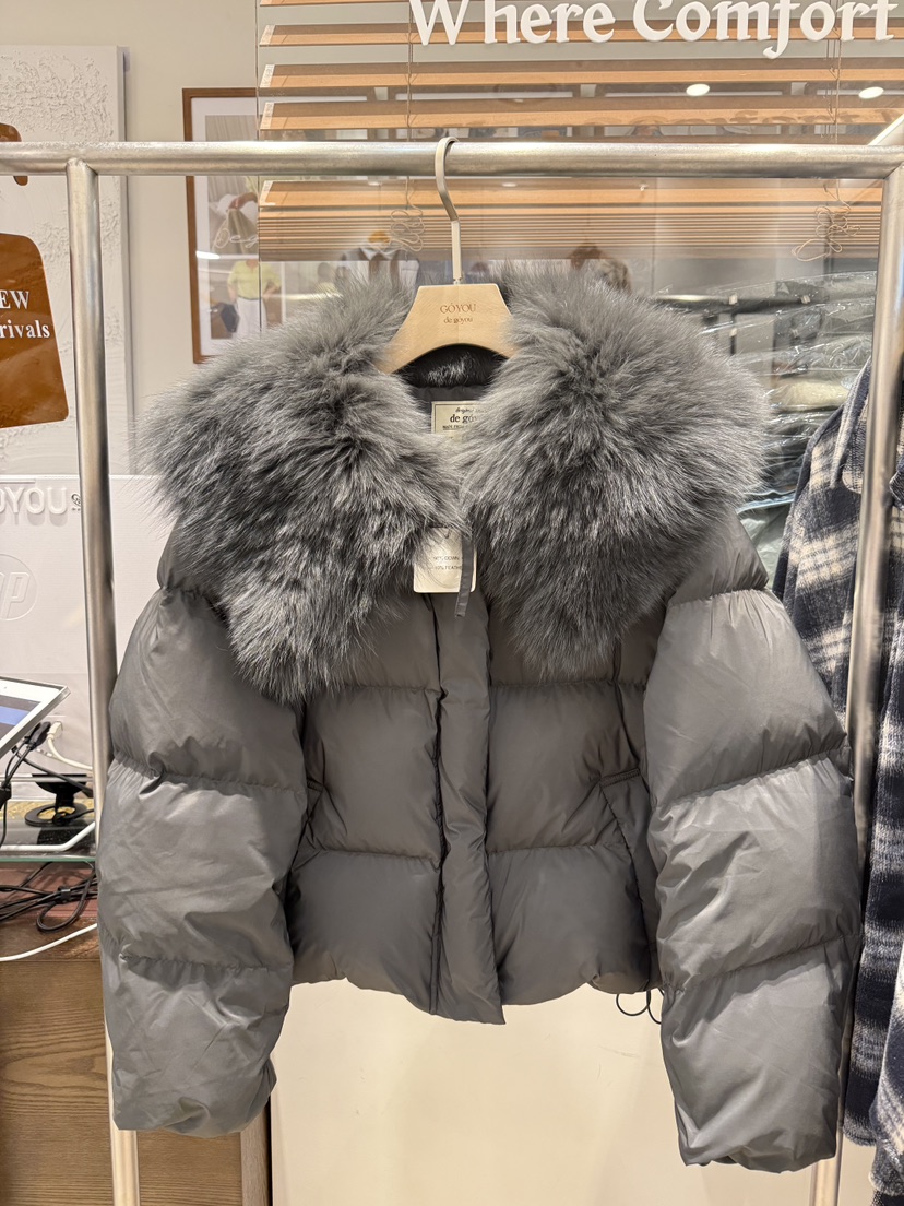 DE GO YOU東大門㊣直郵女裝新款職業25秋冬短款羽絨服可拆卸DE GO YOU短款羽絨服圖色3