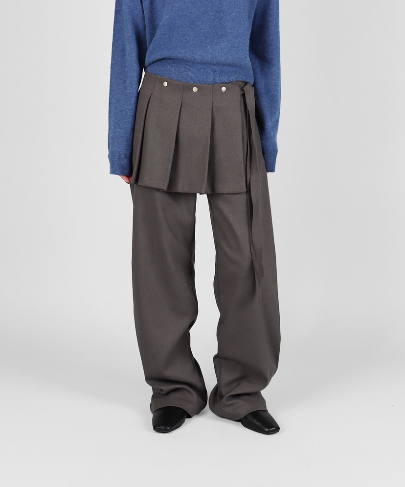 NEAR LEAP-P韓國直郵㊣女裝新款熱賣推薦人氣25秋冬裙褲褶皺NEAR LEAP裙褲