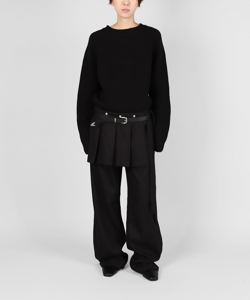 NEAR LEAP-P韓國直郵㊣女裝新款熱賣推薦人氣25秋冬裙褲褶皺NEAR LEAP裙褲圖色3