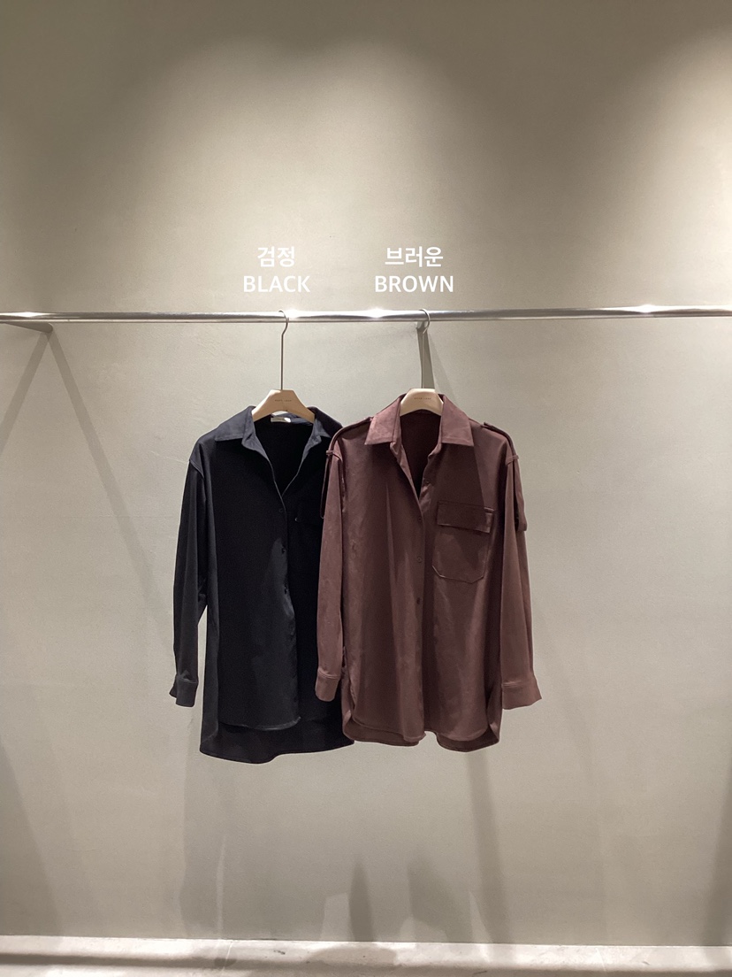 NEAR LEAP-P東大門㊣實拍女裝新款熱賣推薦襯衫蕾絲衫絨面革NEAR LEAP襯衫/蕾絲衫