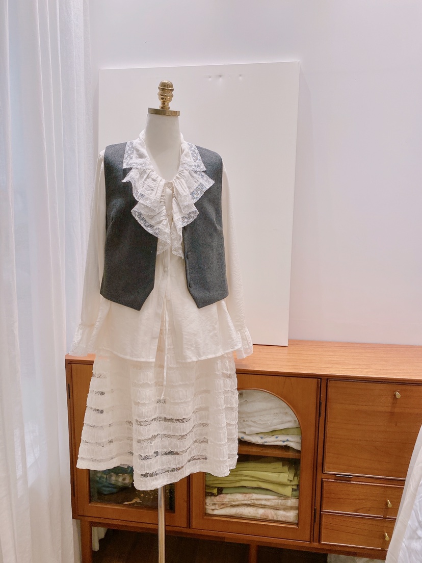 LETAILOR韓國直郵㊣女士新品職業25秋冬時尚休閑半身裙中短裙LETAILOR半身裙/中短裙