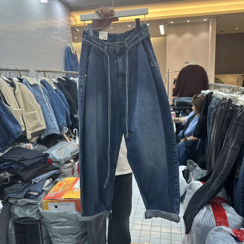 ITZEL東大門㊣代購女士新款職業25秋冬時尚休閑推薦人氣牛仔褲ITZEL牛仔褲