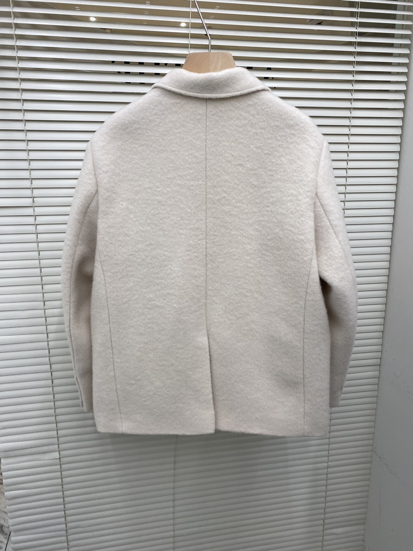 AND THE韓國直郵㊣女裝新品人氣熱賣25秋冬休閑職業短款大衣AND THE短款大衣