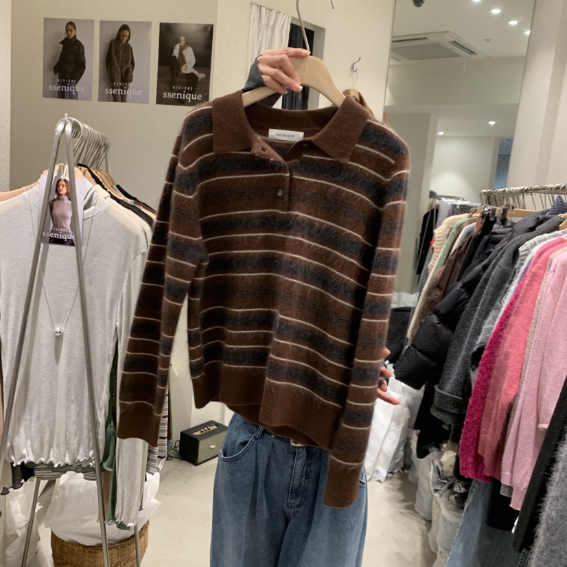 SSEMIENNE東大門㊣代購女裝新品職業休閑熱賣真品時尚針織衫SSENIQUE針織衫圖色2