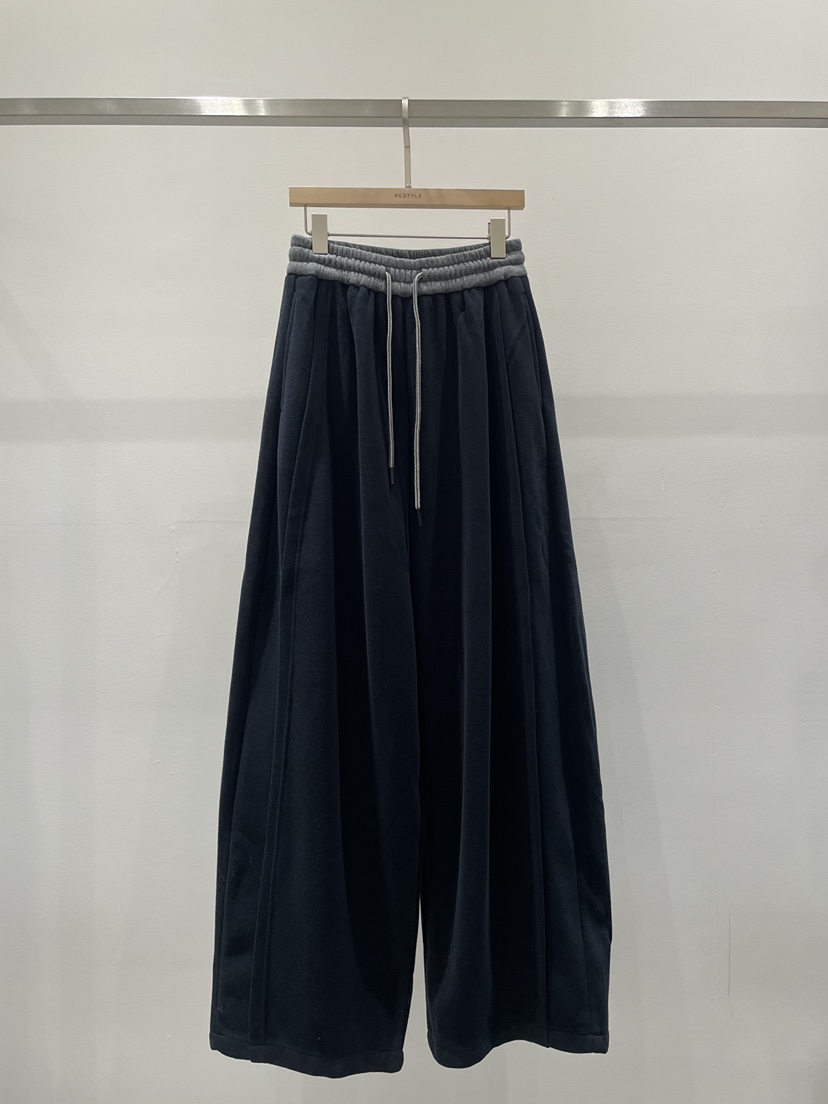 RE STYLE-Q東大門㊣直郵女裝新品熱賣休閑褲加絨皮褲貂皮RE STYLE休閑褲圖色2