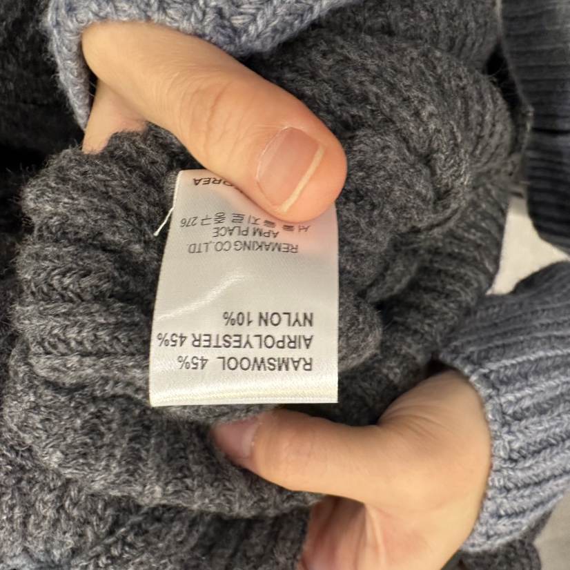 URBANSTORY/REMAKING東大門㊣直郵女裝新款職業針織衫連帽拉鏈衫Remaking/URBANSTORY針織衫