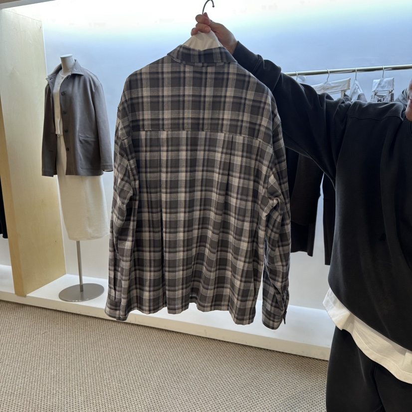 ARTISANAL東大門㊣實拍女士新品人氣真品襯衫蕾絲衫口袋格子ARTISANAL襯衫/蕾絲衫