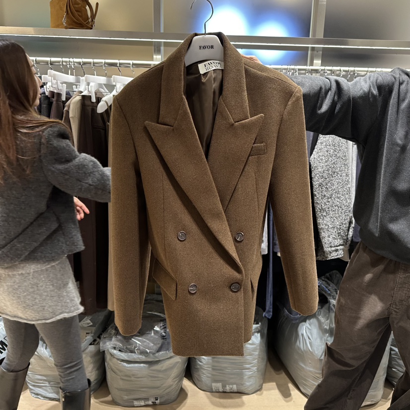 FAVOR-P東大門㊣代購女士新款25秋冬真品休閑推薦人氣夾克FAVOR-P夾克圖色3