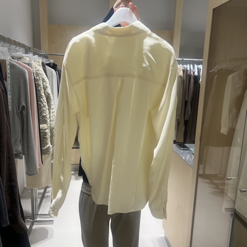 DEUO東大門㊣直郵女士新款人氣25秋冬熱賣時尚襯衫蕾絲衫口袋DEUO襯衫/蕾絲衫