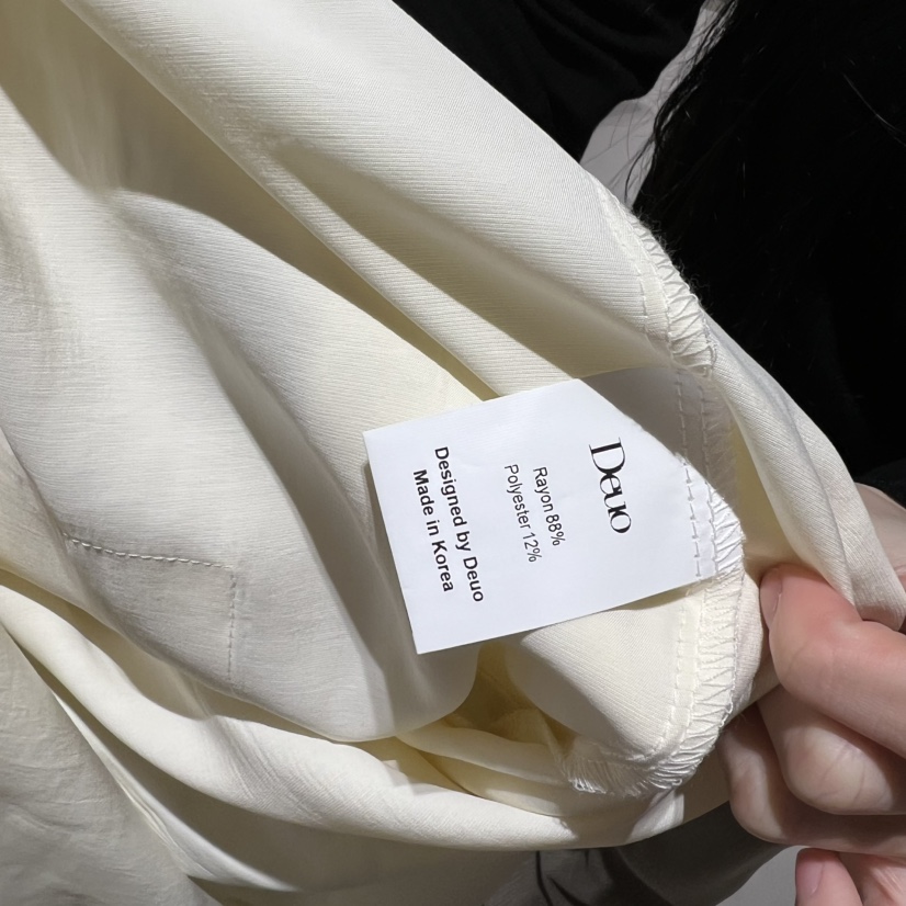 DEUO東大門㊣直郵女士新款人氣25秋冬熱賣時尚襯衫蕾絲衫口袋DEUO襯衫/蕾絲衫