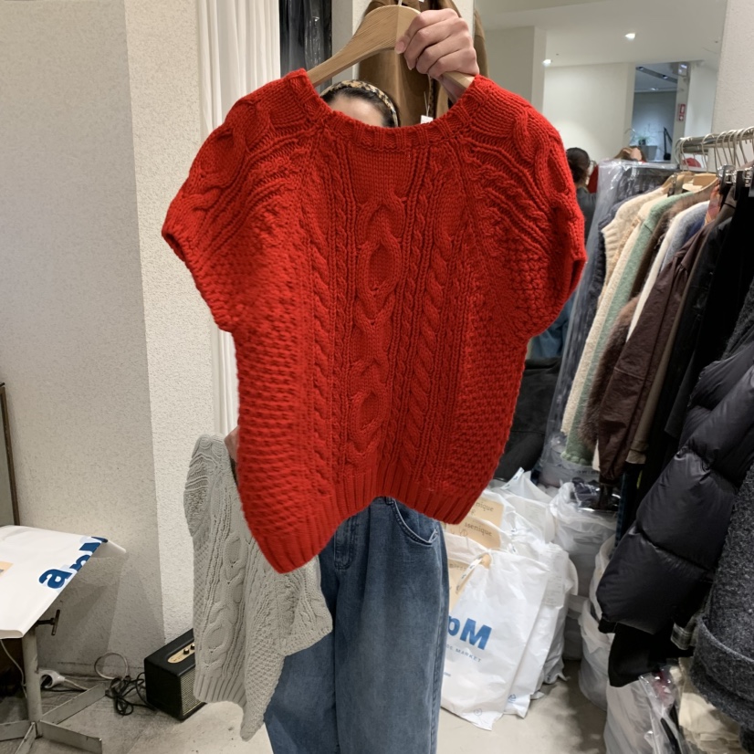 SSEMIENNE韓國代購㊣女裝新品時尚推薦25秋冬人氣職業真品毛衣SSENIQUE毛衣