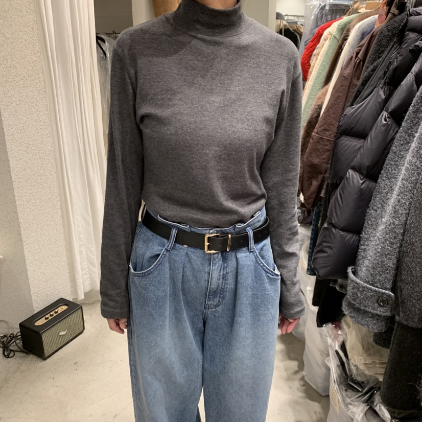 SSEMIENNE東大門㊣直郵女裝新款真品長袖T恤安哥拉羊毛衫高領SSENIQUE長袖T恤