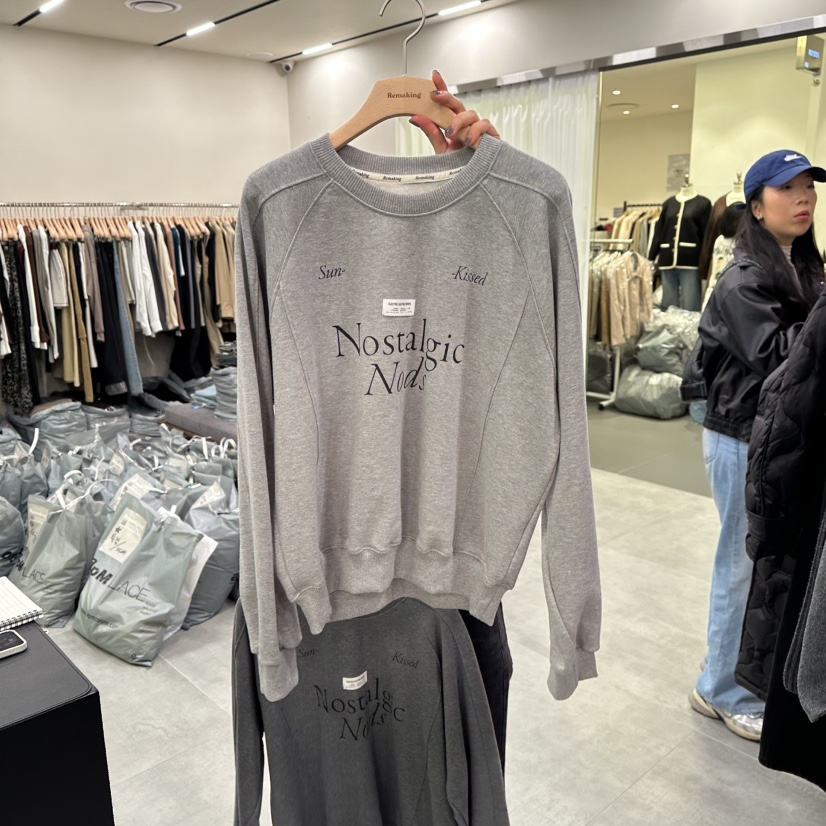 URBANSTORY/REMAKING韓國直郵㊣女裝新款推薦職業衛衣加絨Remaking/URBANSTORY衛衣圖色2